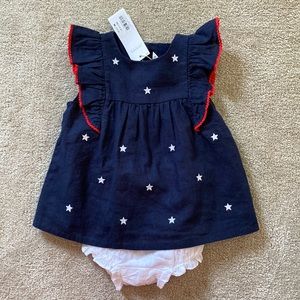 Janie and Jack Patriotic Jumper Set NWT (Size 12-18 months)
